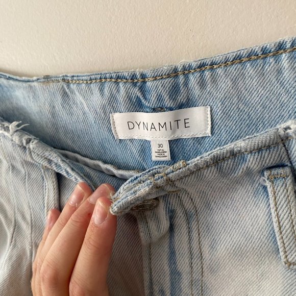 Vintage Style Denim Dynamite Shorts - Picture 4 of 4